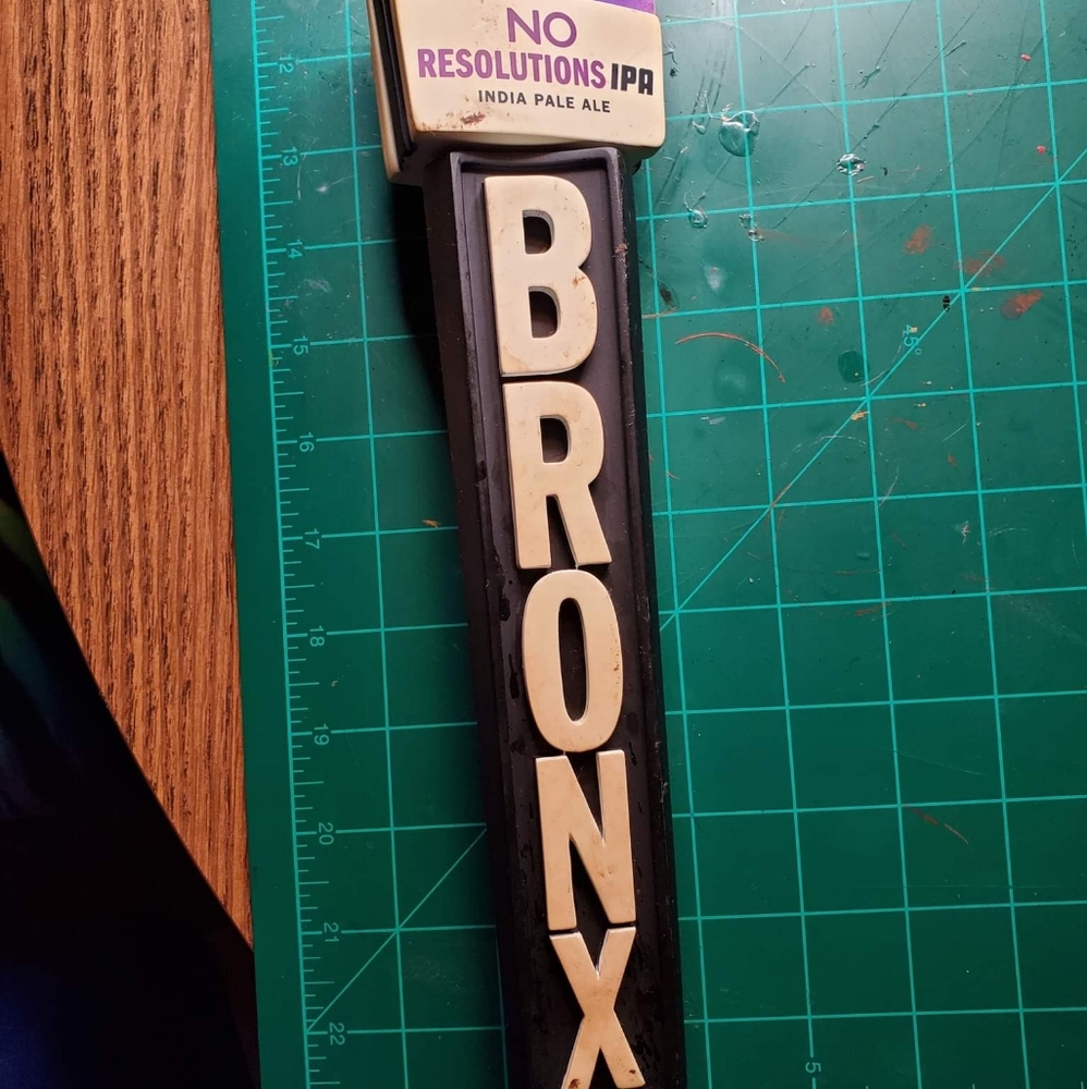 No Resolutions IPA Bronx Beer Tap